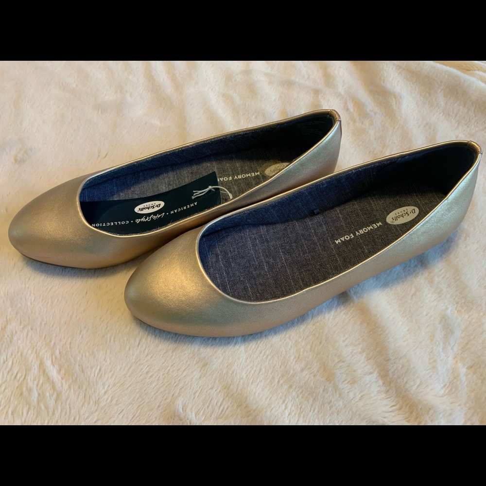 Dr. Scholl’s memory foam Rose Gold Flats